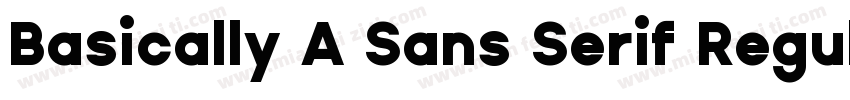 Basically A Sans Serif Regular字体转换